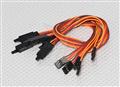 30cm (JR) with hook 26AWG Servo Lead Extention (015000008/20959)[JR-30-26-HOOK]